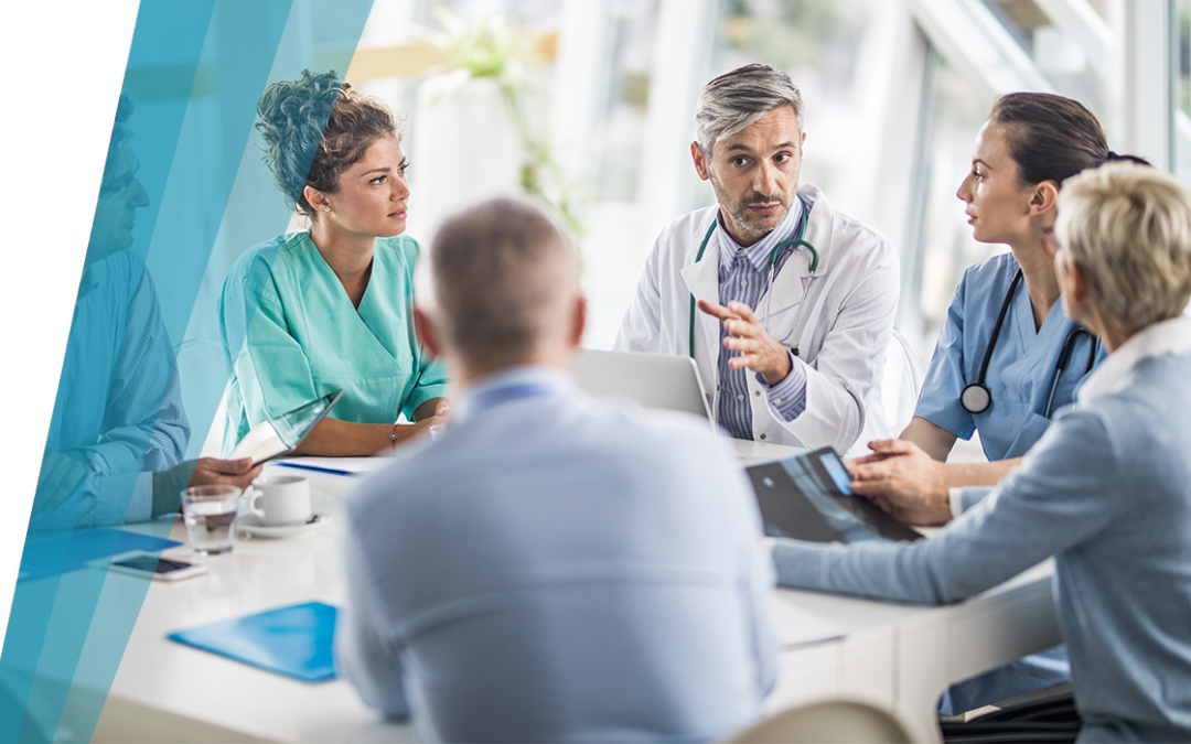 Group of physicians talking