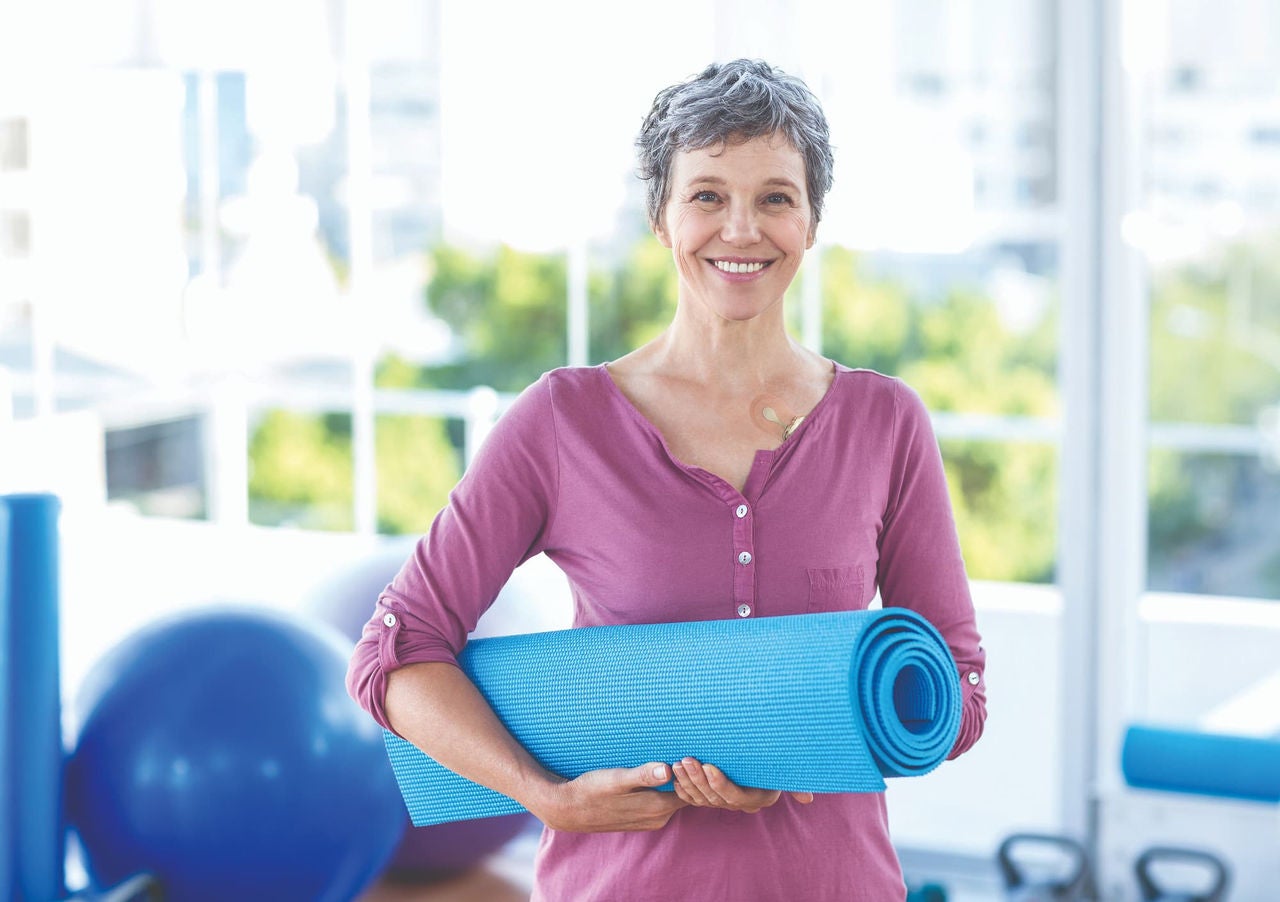 Yoga woman with the Zio XT